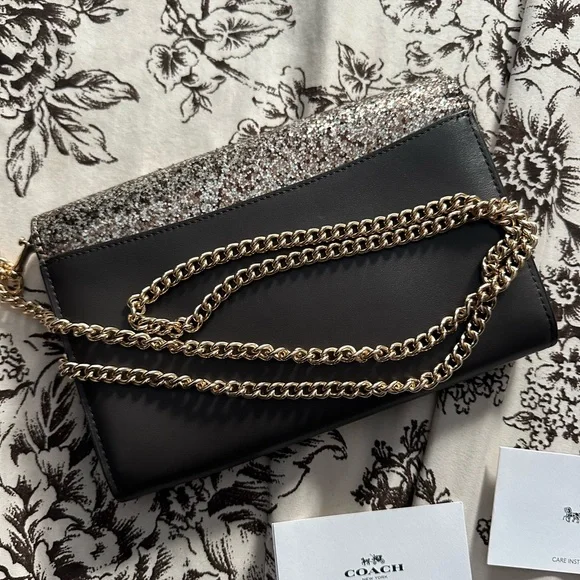 Coach - Brown and Gold Cross body bag - Picture 5 of 5